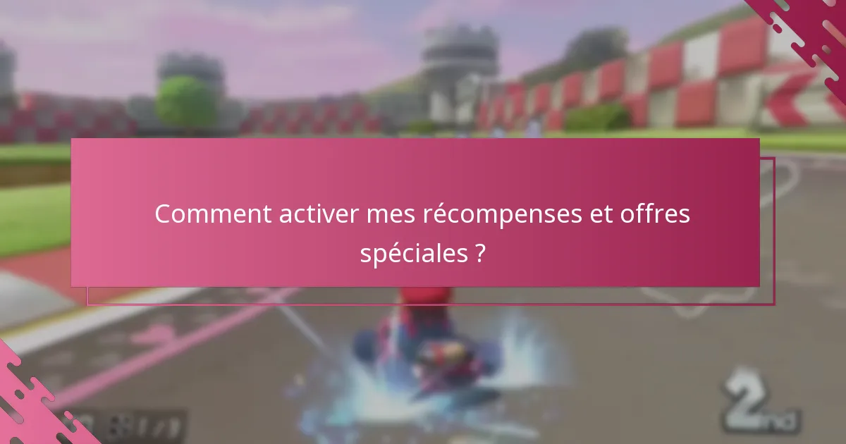 Quelles offres spéciales sont actuellement disponibles pour la récupération ?