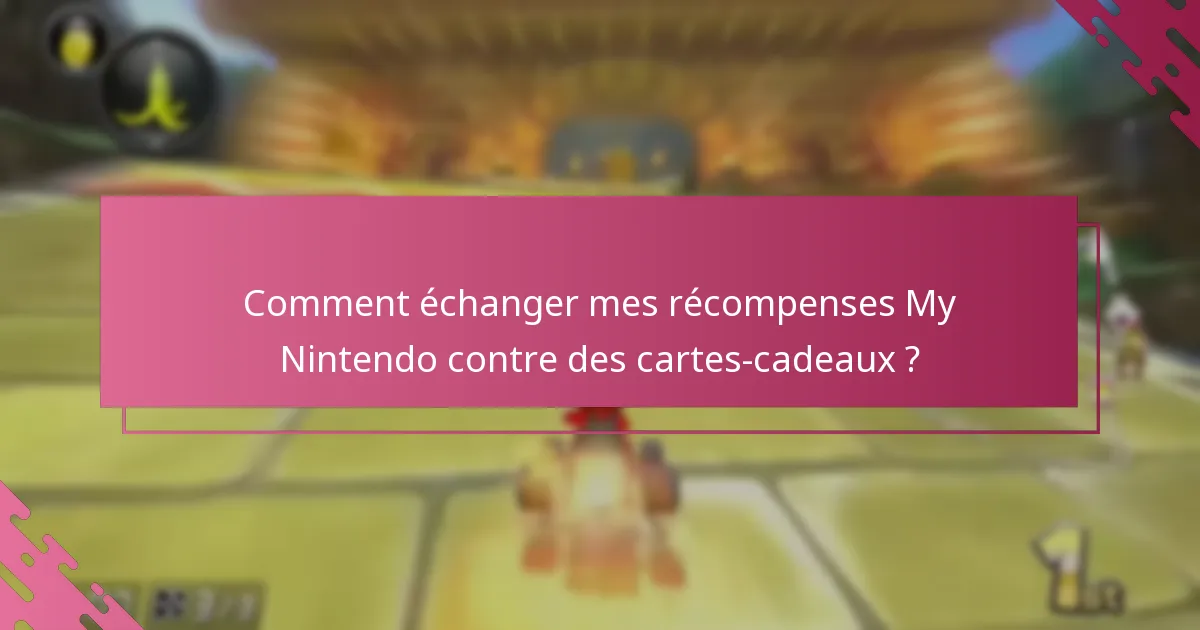 Comment vérifier mon solde de récompenses My Nintendo ?