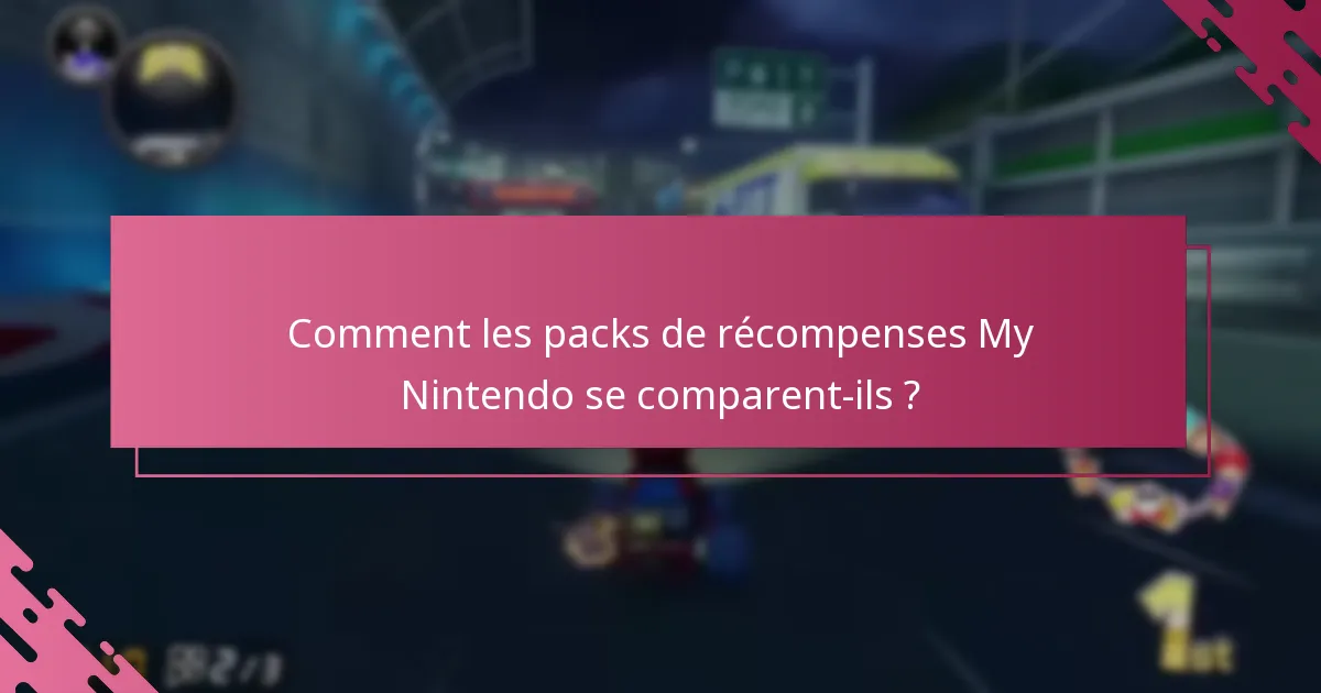 Quelles limitations existent pour la redemption des récompenses My Nintendo ?