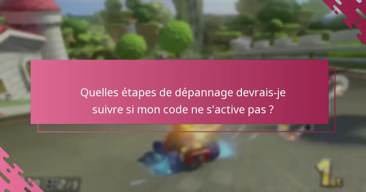 Comment activer les avantages après avoir échangé un code ?