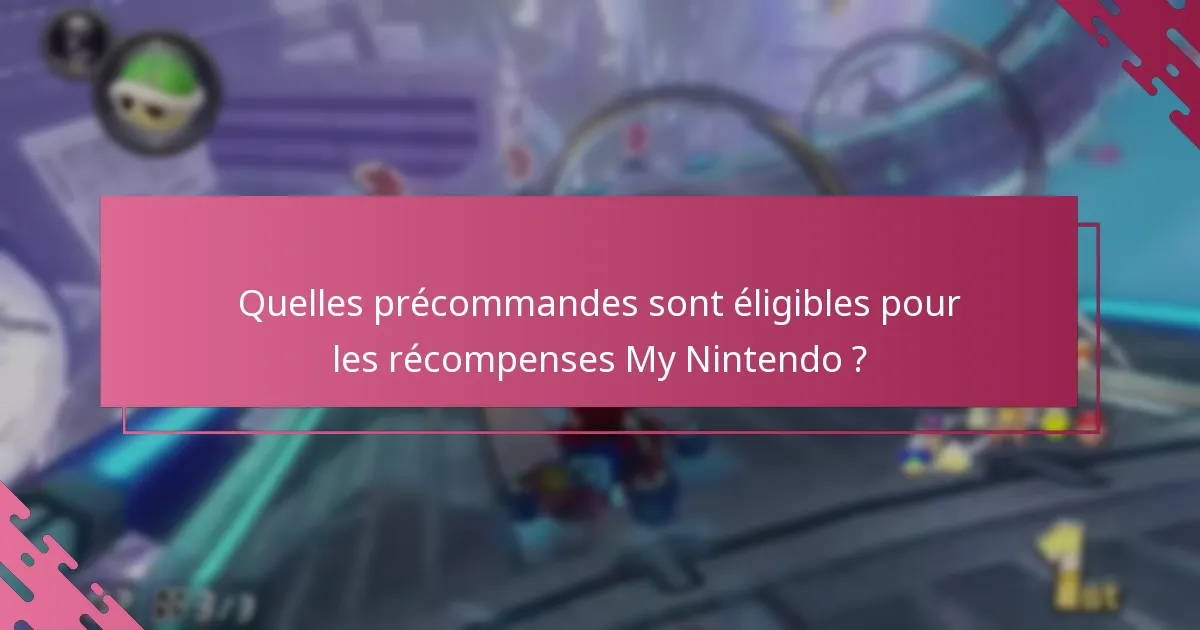 Que faire si je rencontre des problèmes avec ma redemption de récompenses My Nintendo ?