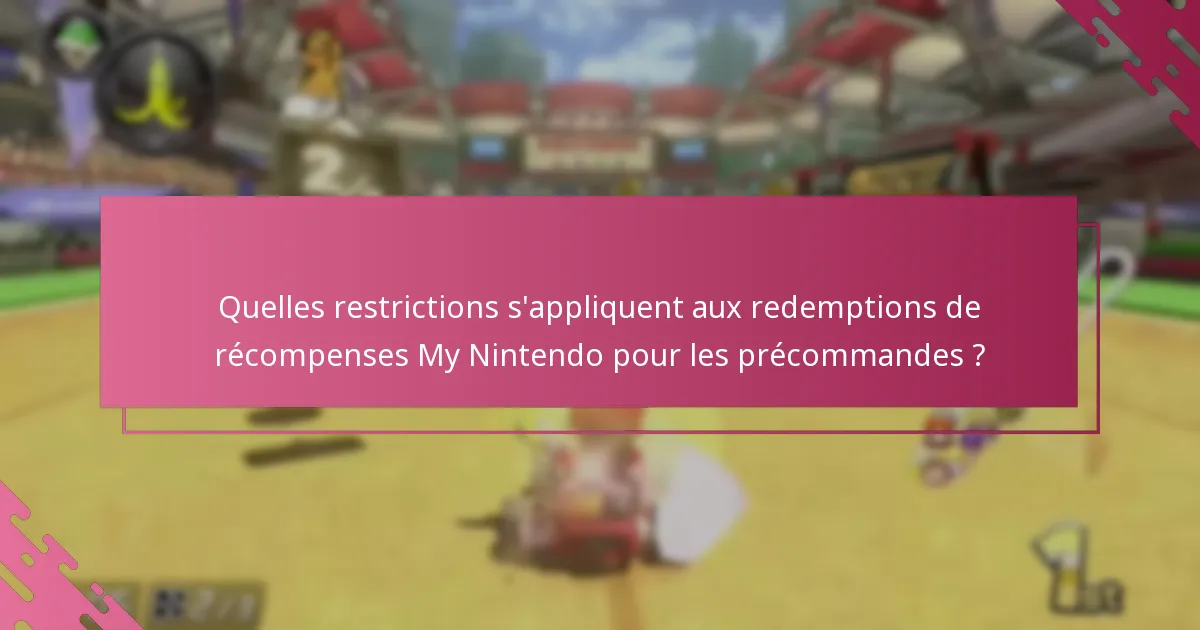 Quelles sont les stratégies avancées pour maximiser les récompenses My Nintendo ?