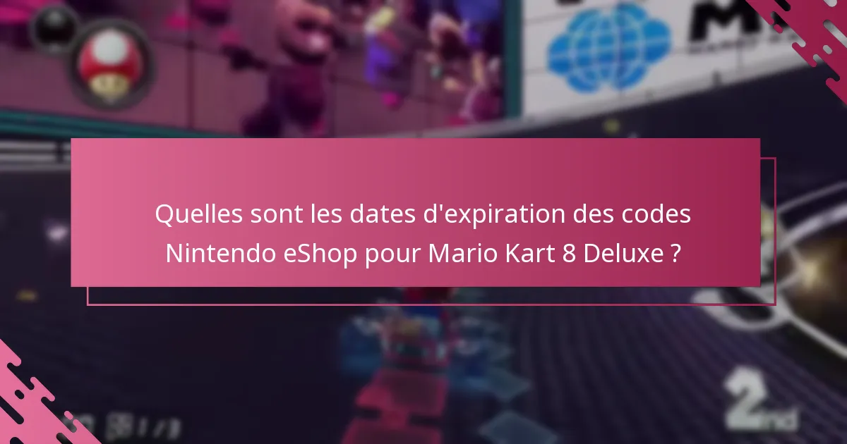 Quelles sont les différences entre les différents types de codes Nintendo eShop ?