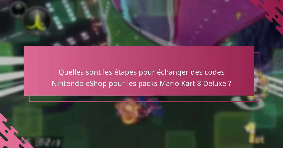 Quelles sont les limitations des codes Nintendo eShop pour les packs ?